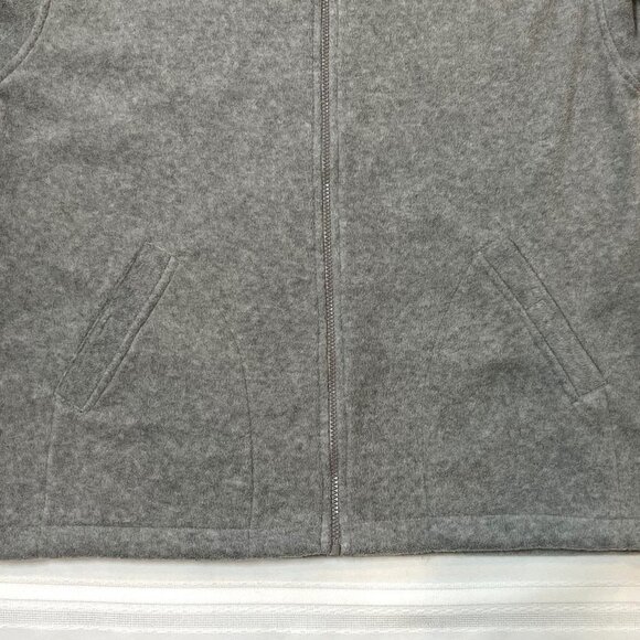 Nick & Sarah Sport Woman Gray Soft Fleecy LS Hoodie 1X EUC‎ - Picture 5 of 11